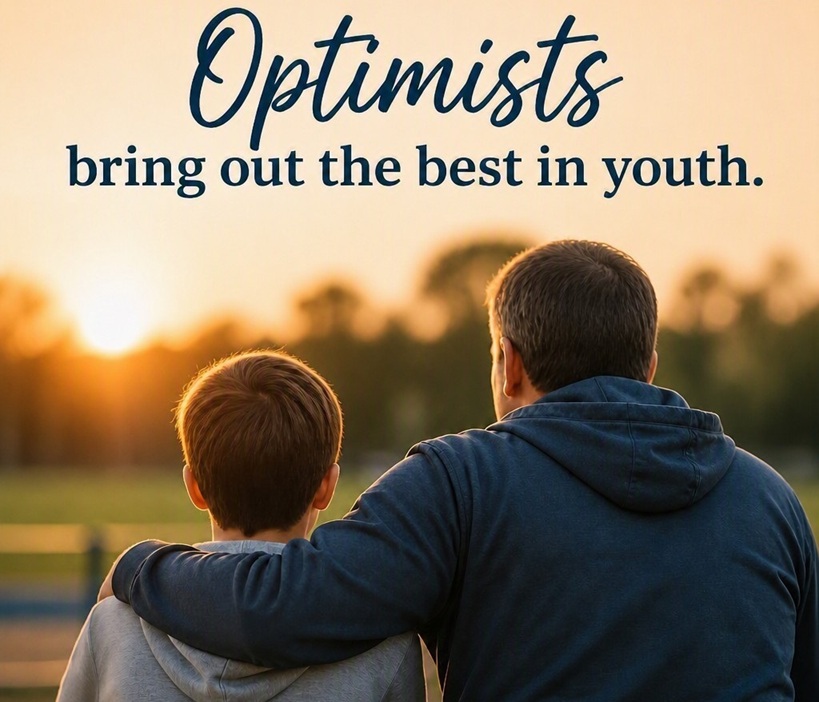Optimists bring out the best in youth